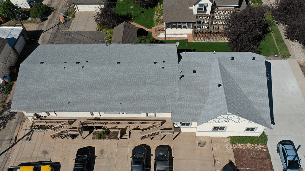 Commercial roof shingles