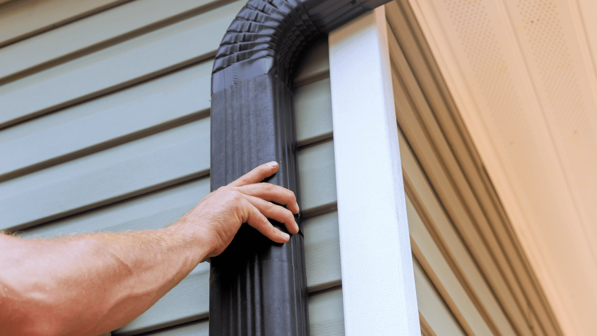 Background showing Gutter Installer <br/> Cheyenne WY