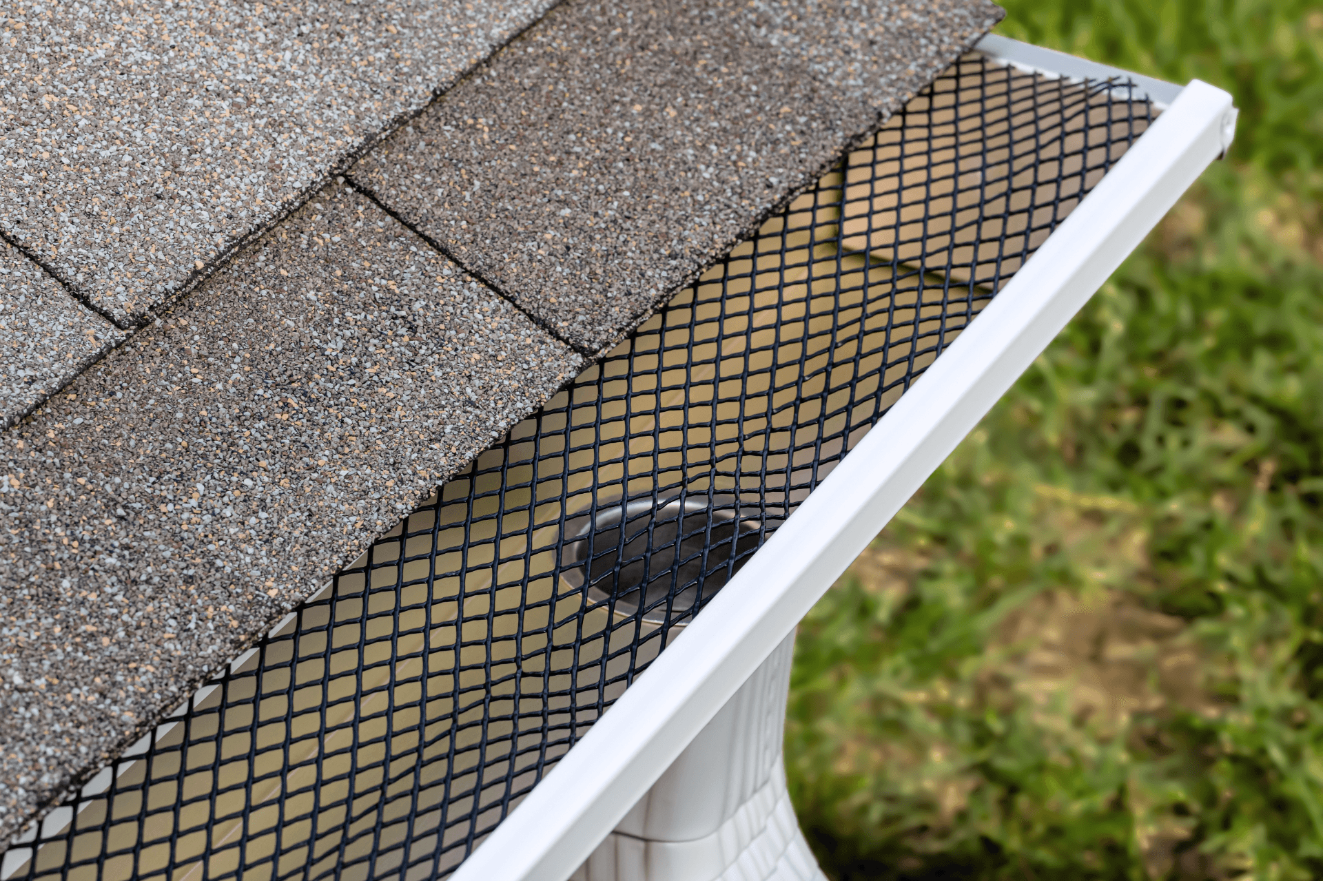 Gutter guards on home